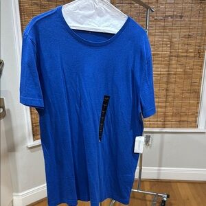 Banana Republic Royal Blue Men's Crew Neck Soft Wash T-Shirt